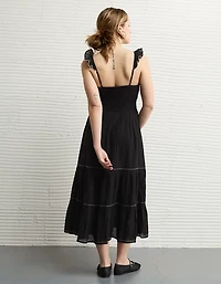 AE Bella Flutter Sleeve Midi Dress