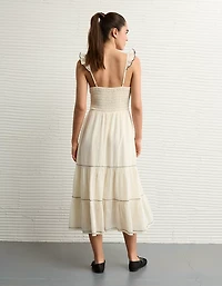 AE Bella Flutter Sleeve Midi Dress
