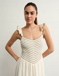 AE Bella Flutter Sleeve Midi Dress