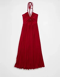 Robe mi-longue bain-de-soleil avec ouverture en trou de serrure Doux et sexy AE