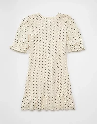AE Puff Sleeve Smocked Mini Dress