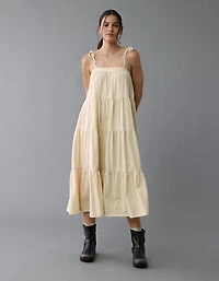 AE Sunchaser Knit Tie Shoulder Maxi Dress