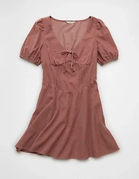 AE V-Neck Corduroy Mini Dress