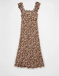 AE Lace Trim Midi Dress