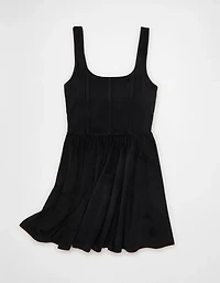 AE Velvet Corset Mini Dress