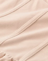 Minirobe corset en velours AE