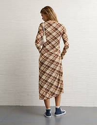 AE Asymmetrical Hem Midi Dress