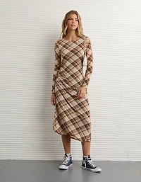 AE Asymmetrical Hem Midi Dress