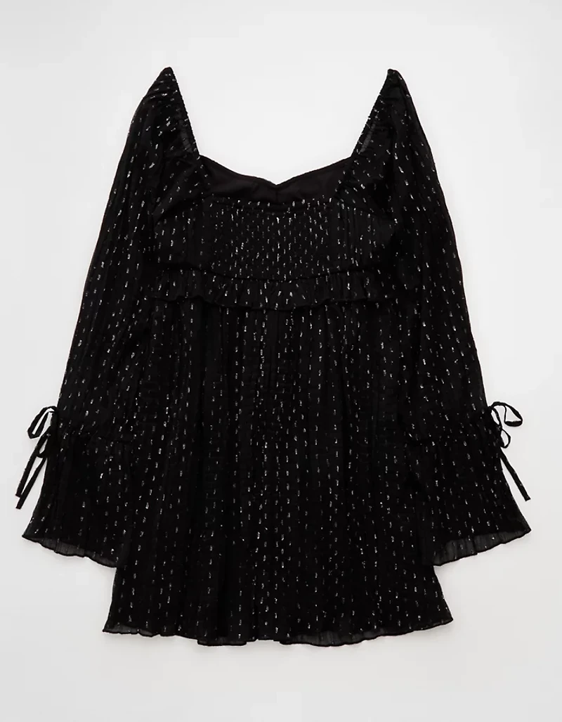 AE Long Sleeve Babydoll Mini Dress