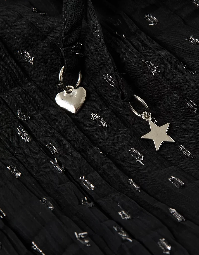 AE Long Sleeve Babydoll Mini Dress