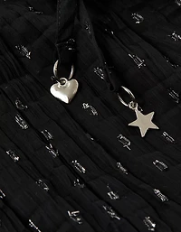 AE Long Sleeve Babydoll Mini Dress