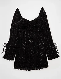 AE Long Sleeve Babydoll Mini Dress