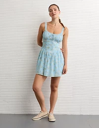 Minirobe corset à volants AE