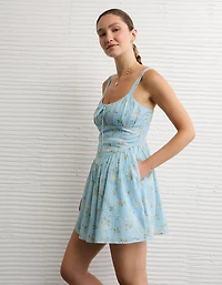 Minirobe corset à volants AE