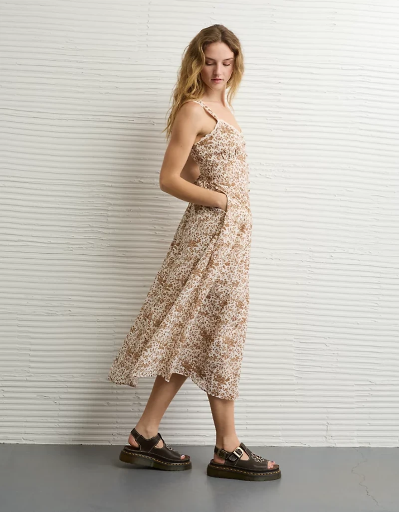 AE Sweetheart Corset Midi Dress