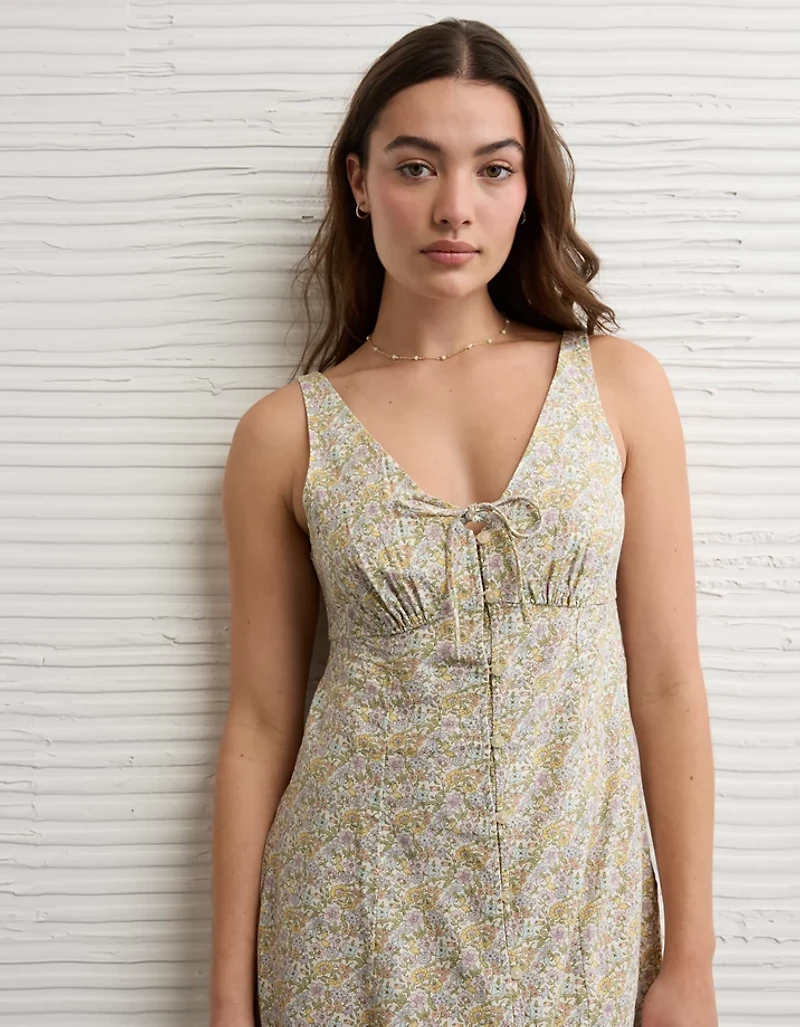 AE Button-Up Mini Dress