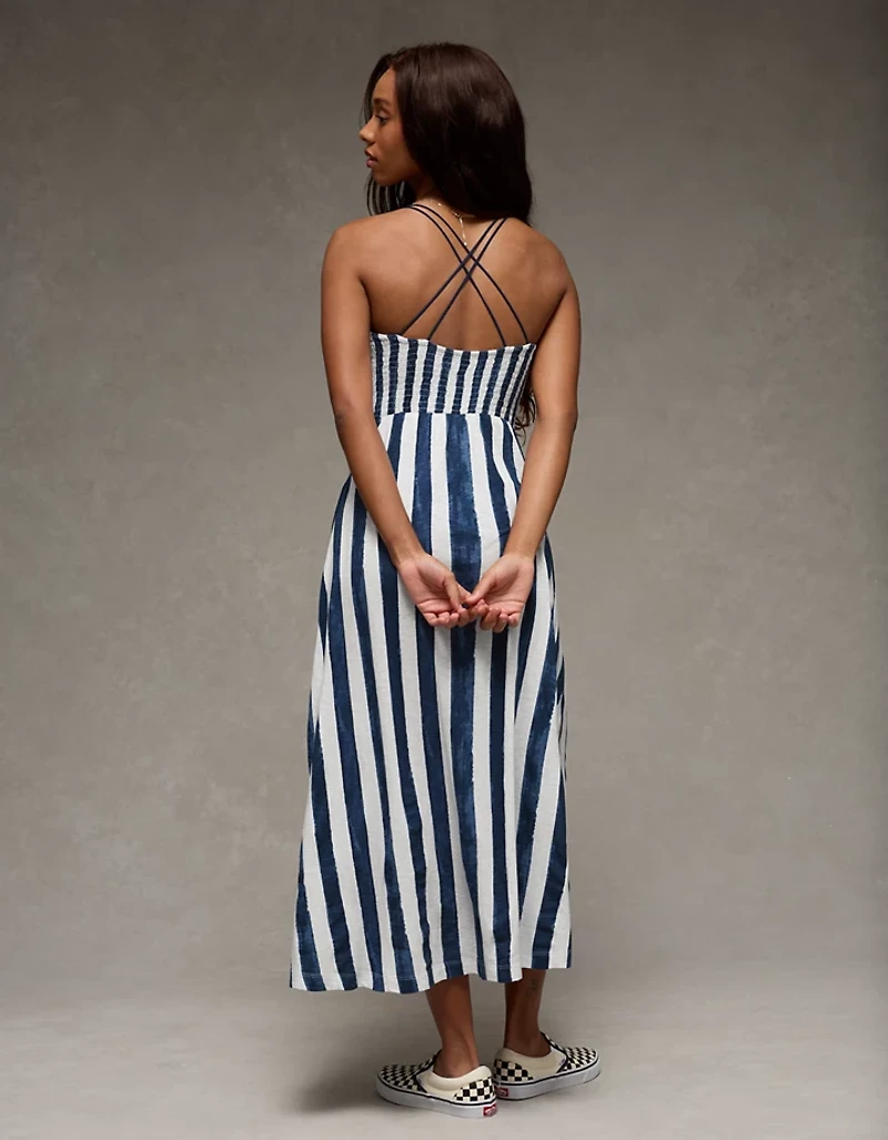 AE Sunchaser Smocked Maxi Dress