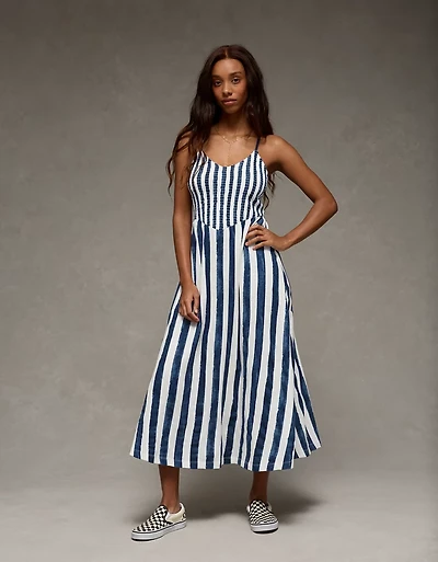 AE Sunchaser Smocked Maxi Dress