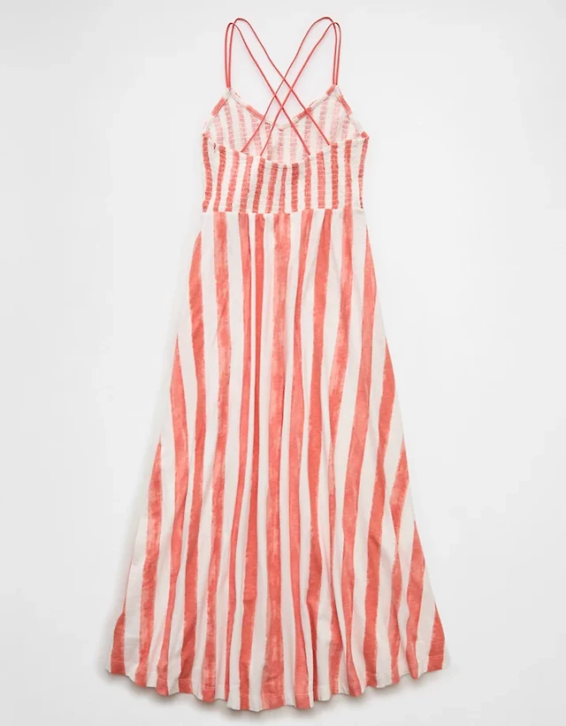 ae sunchaser knit tie shoulder maxi dress AE Sunchaser Knit Tie Shoulder Maxi Dress