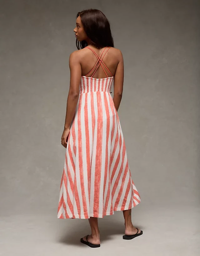 ae sunchaser knit tie shoulder maxi dress Ae Sunchaser Knit Tie Shoulder Maxi Dress