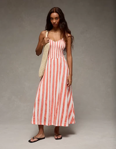 AE Sunchaser Smocked Maxi Dress