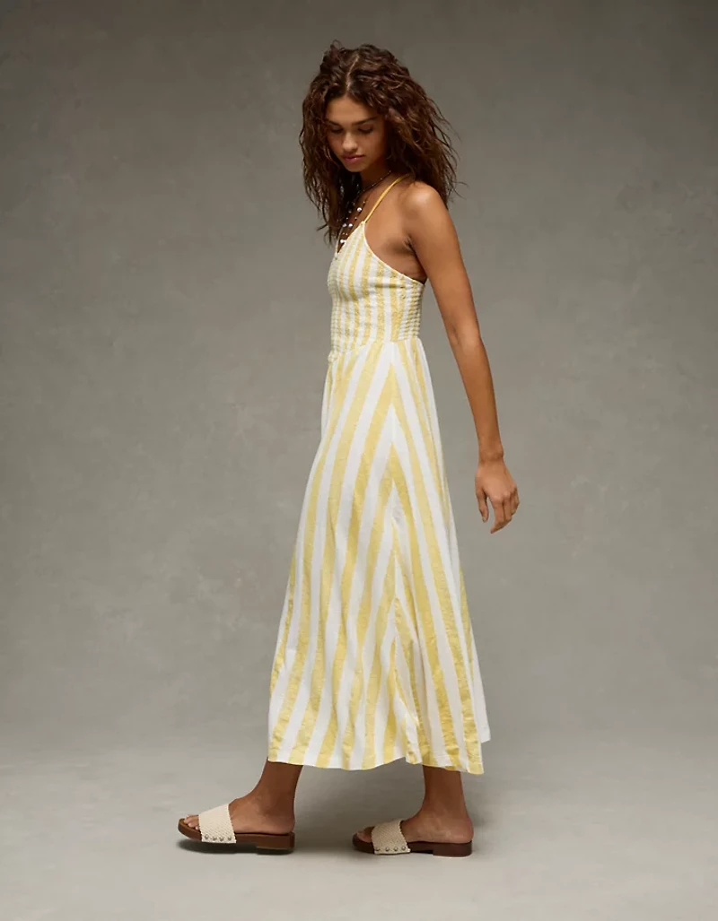 AE Sunchaser Smocked Maxi Dress