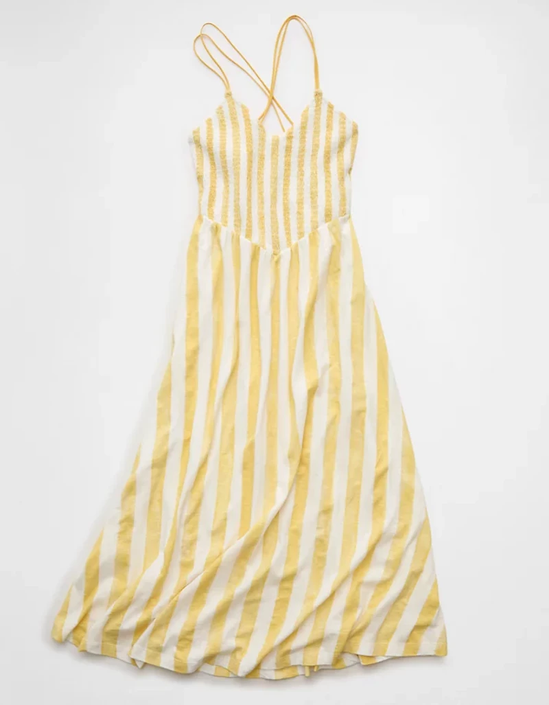 AE Sunchaser Smocked Maxi Dress