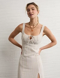 AE Catie Corset Column Midi Dress