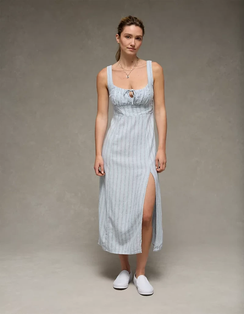 AE Catie Corset Column Midi Dress