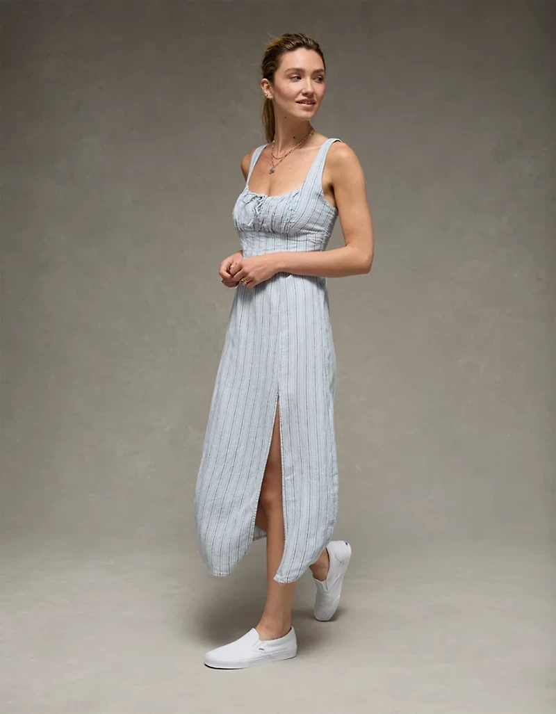 AE Catie Corset Column Midi Dress