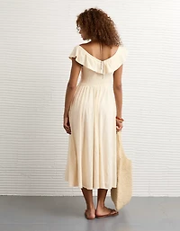 AE Sunchaser Knit Drop Waist Midi Dress