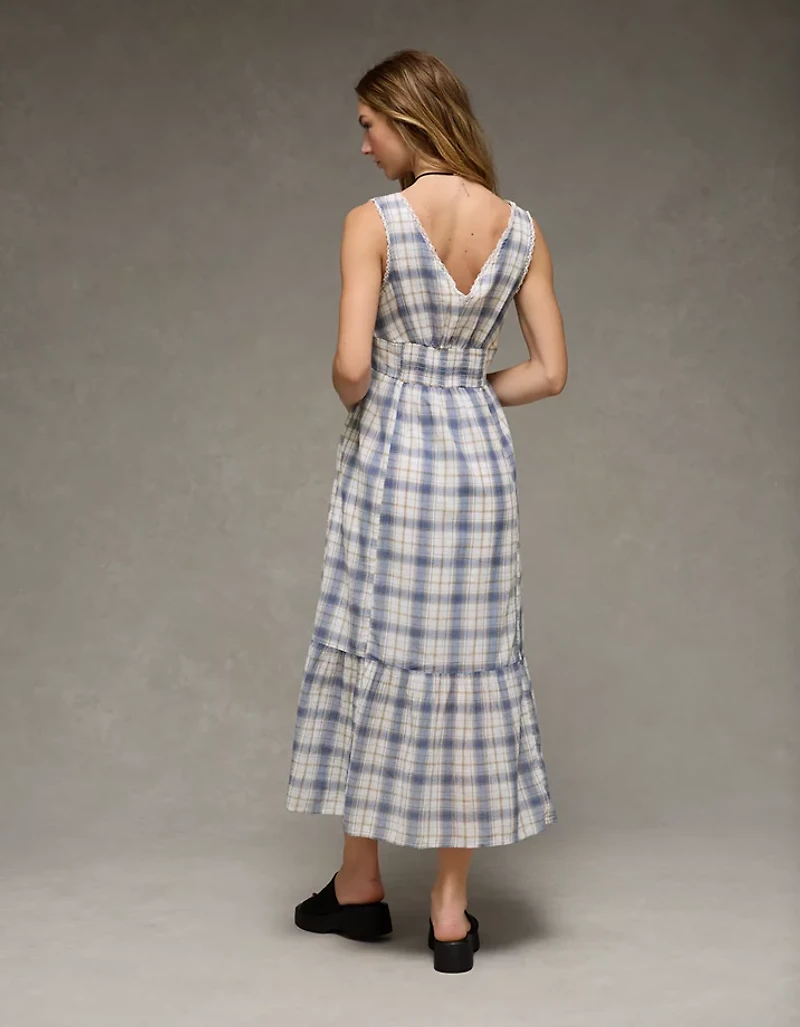 AE Tie-Front Midi Dress