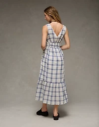 AE Tie-Front Midi Dress