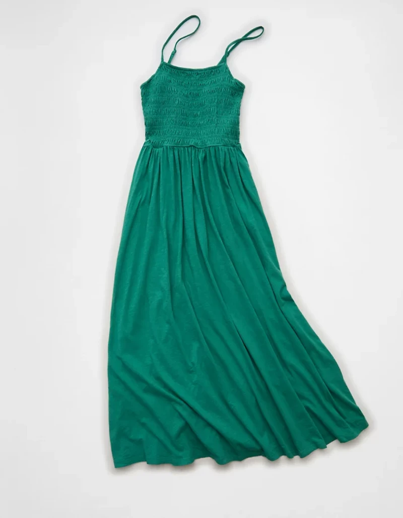 AE Sunchaser Smocked Knit Midi Dress