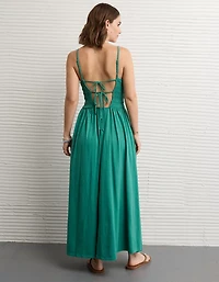 AE Sunchaser Smocked Knit Midi Dress