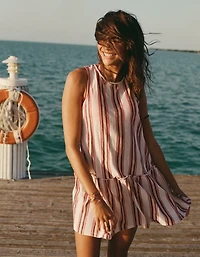 AE Sunchaser Tie-Back Mini Dress