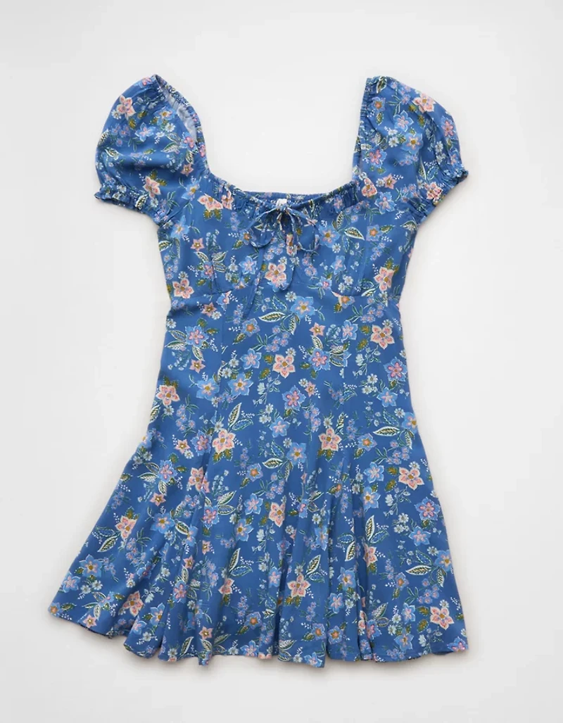AE Sweetheart Pleated Mini Dress