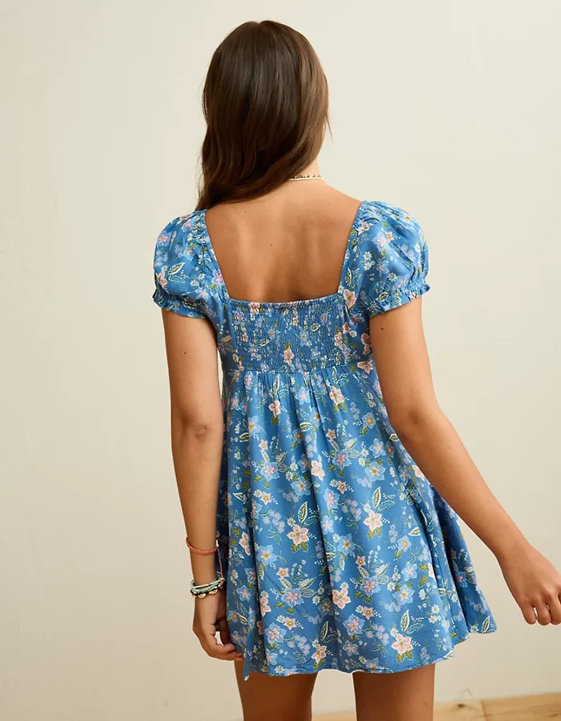 AE Sweetheart Pleated Mini Dress