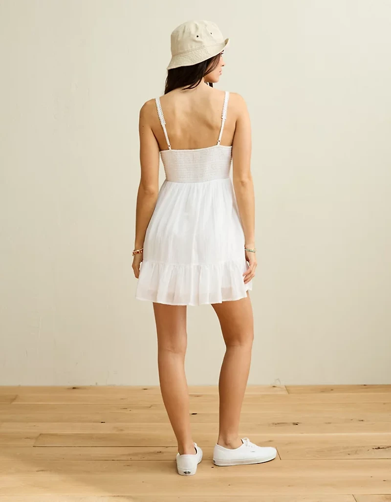 Nuisette à encolure en V de style minirobe AE