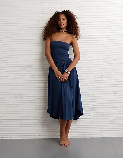 AE Sunchaser Strapless Midi Dress