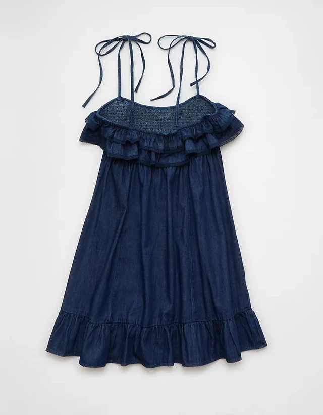 Hollister Babydoll Tie-Strap Mini Dress | Arden Fair