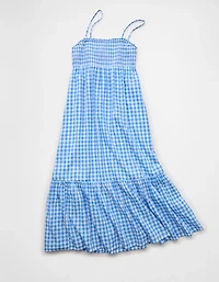 AE Smocked Babydoll Midi Dress