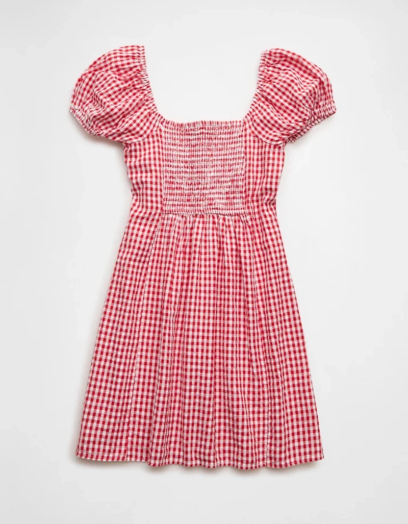 AE Sweetheart Button-Up Mini Dress