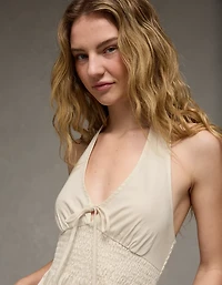 AE Halter Keyhole Mini Dress