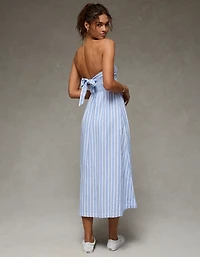 AE Strapless Corset Midi Dress