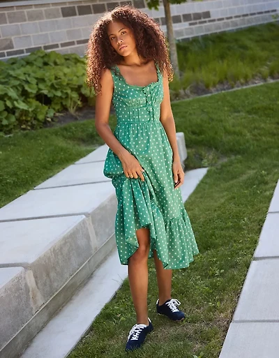 AE Catie Corset Midi Dress