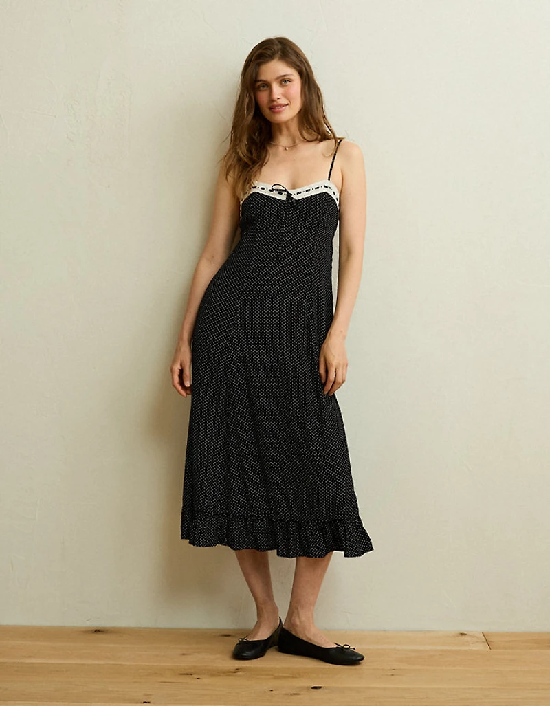 AE Sweetheart Slip Midi Dress