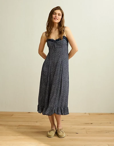 AE Sweetheart Slip Midi Dress