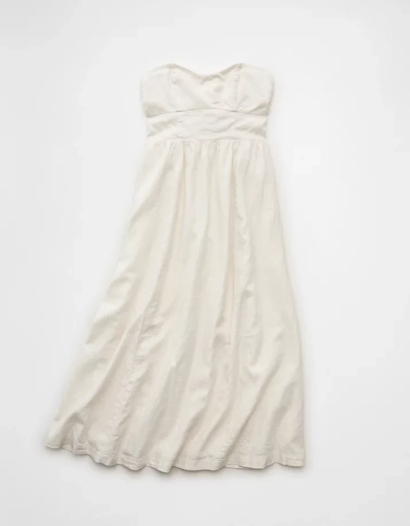 AE Strapless Corset Midi Dress
