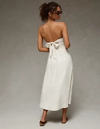 AE Strapless Corset Midi Dress